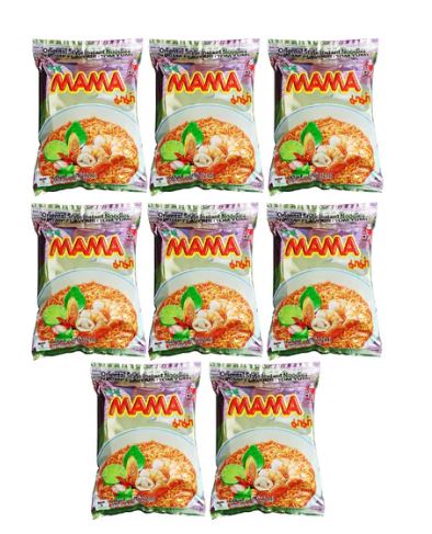 Mama Shrimp (Tom Yum) Flavour Instant Noodles 60g (Pack of 8)