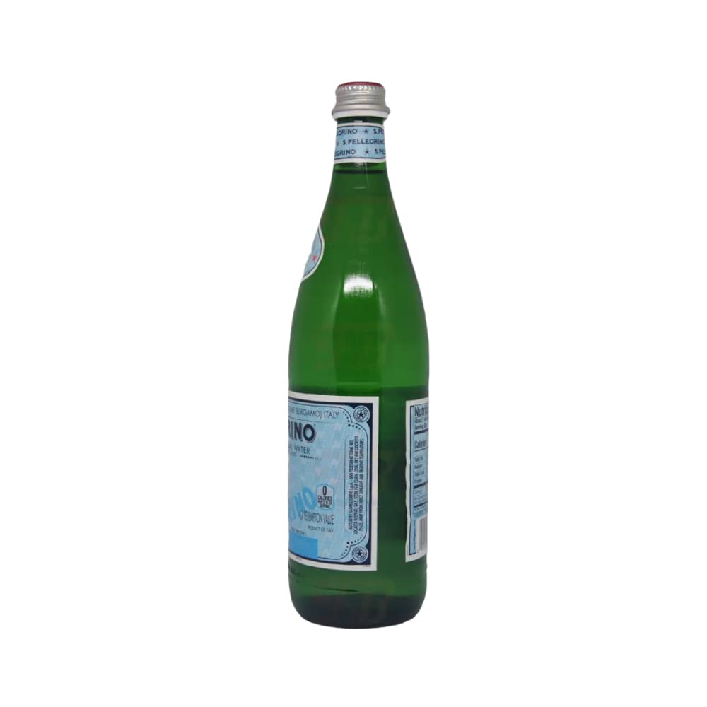 San Pellegrino Sparkling Natural Mineral Water Bottle, 4 x 750 ml