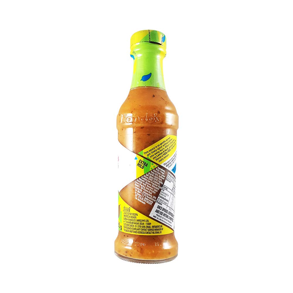 Nando's Peri Peri Chilli Sauce - Lemon and Herb, 250 gram, Pack of 2