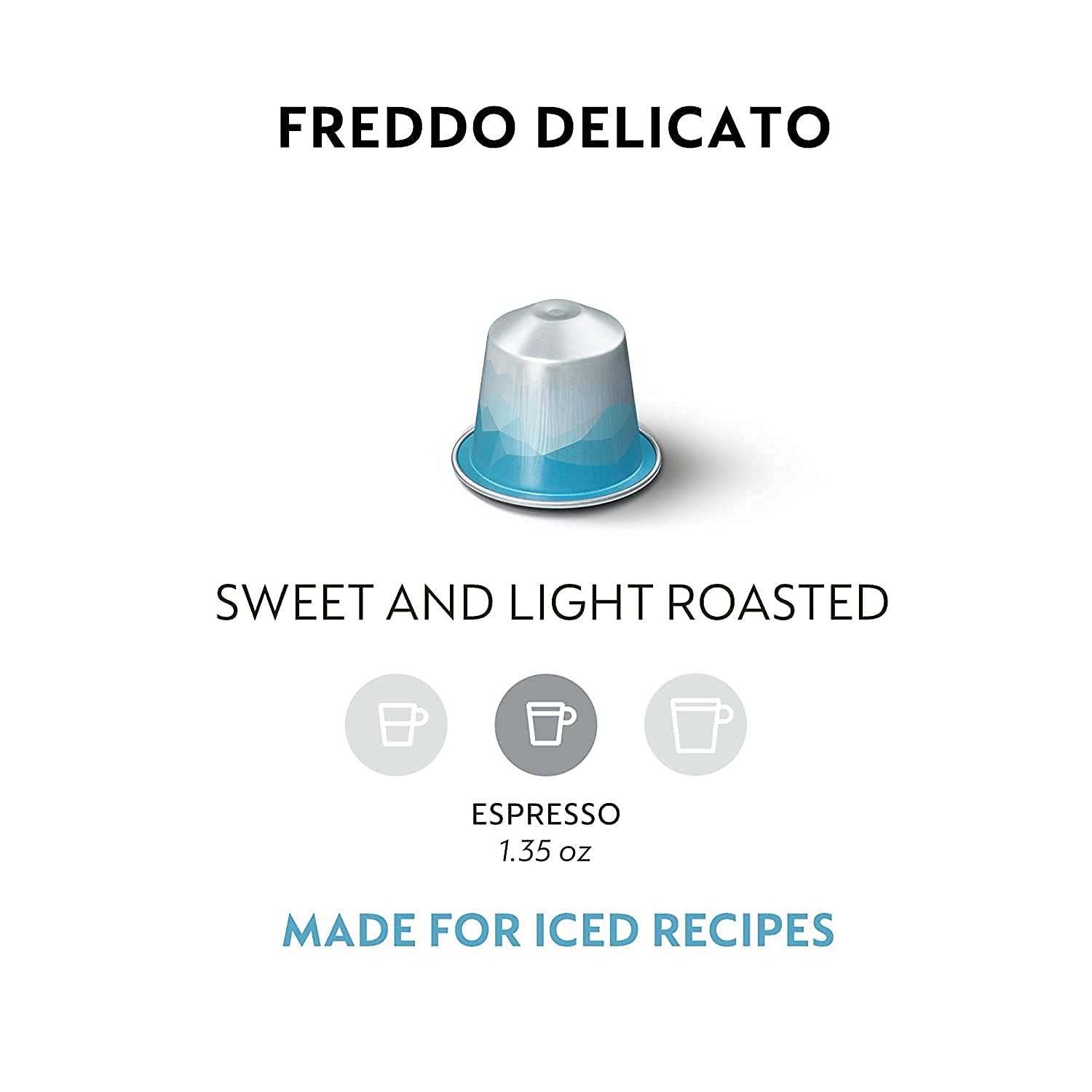 Nespresso Freddo Delicato Coffee 10 Capsules