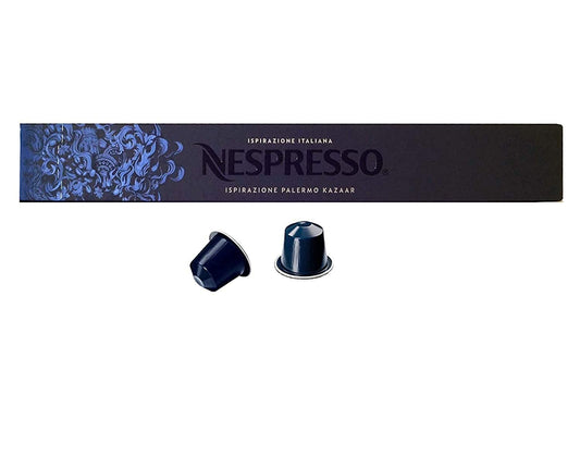 Nespresso Ispirazione Palermo Kazaar Italiana Nespresso Original Line Coffee Pods (1 Sleeve, 10 Pods)