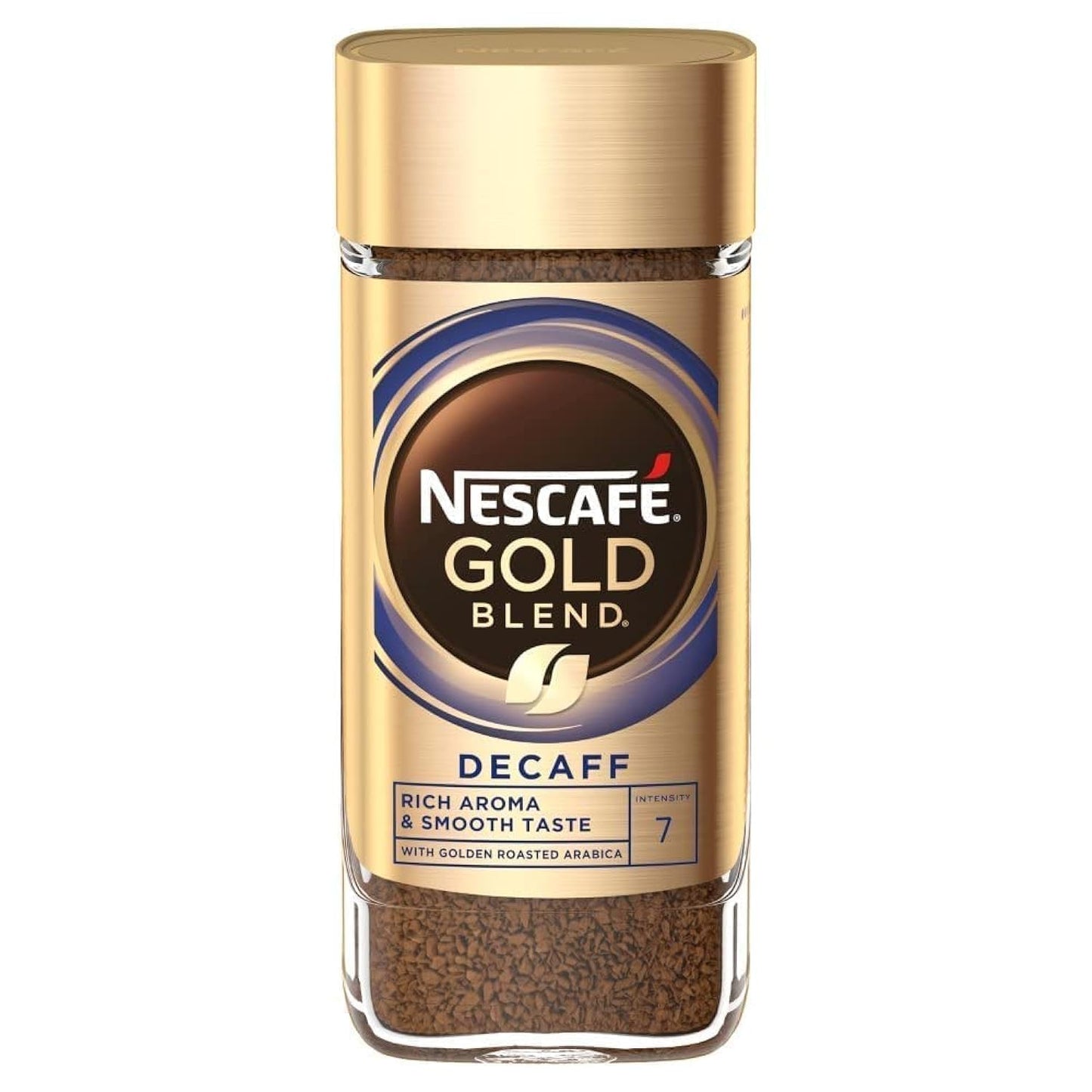 Nescafe Gold Blend Decaff Ground Coffee|Rich Aroma & Smooth Taste, 3.35 Ounces 95 Grams, Bottle