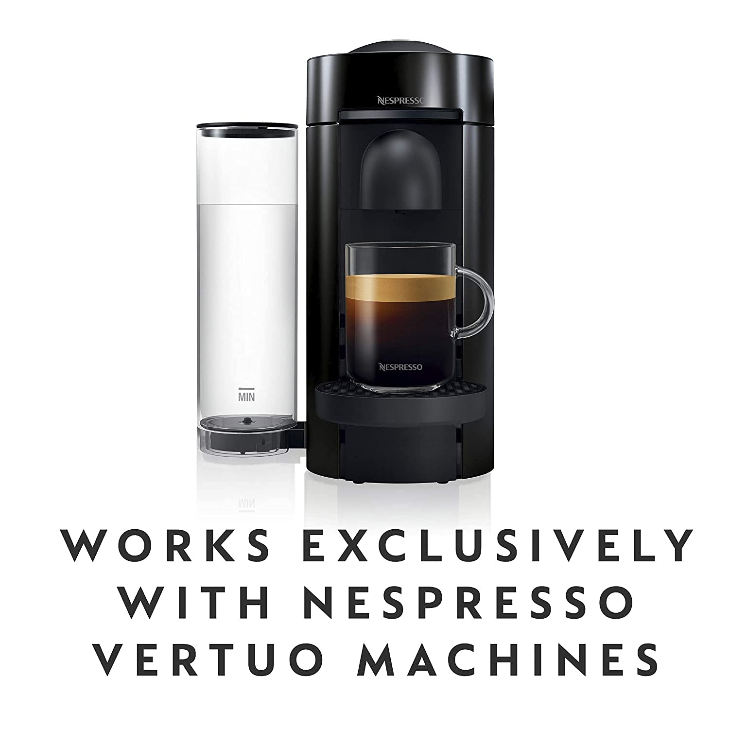 Nespresso Capsules VertuoLine, Intenso, Dark Roast, Roasted Ground Coffee Capsules, Coffee Pods, Intensity 9, 4.40 Oz 125g