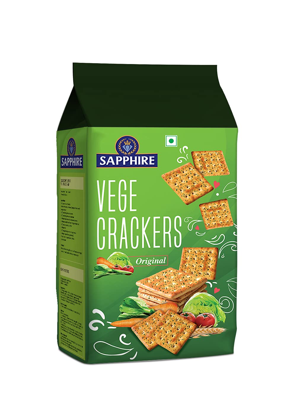 Sapphire Vege Crackers, 350g