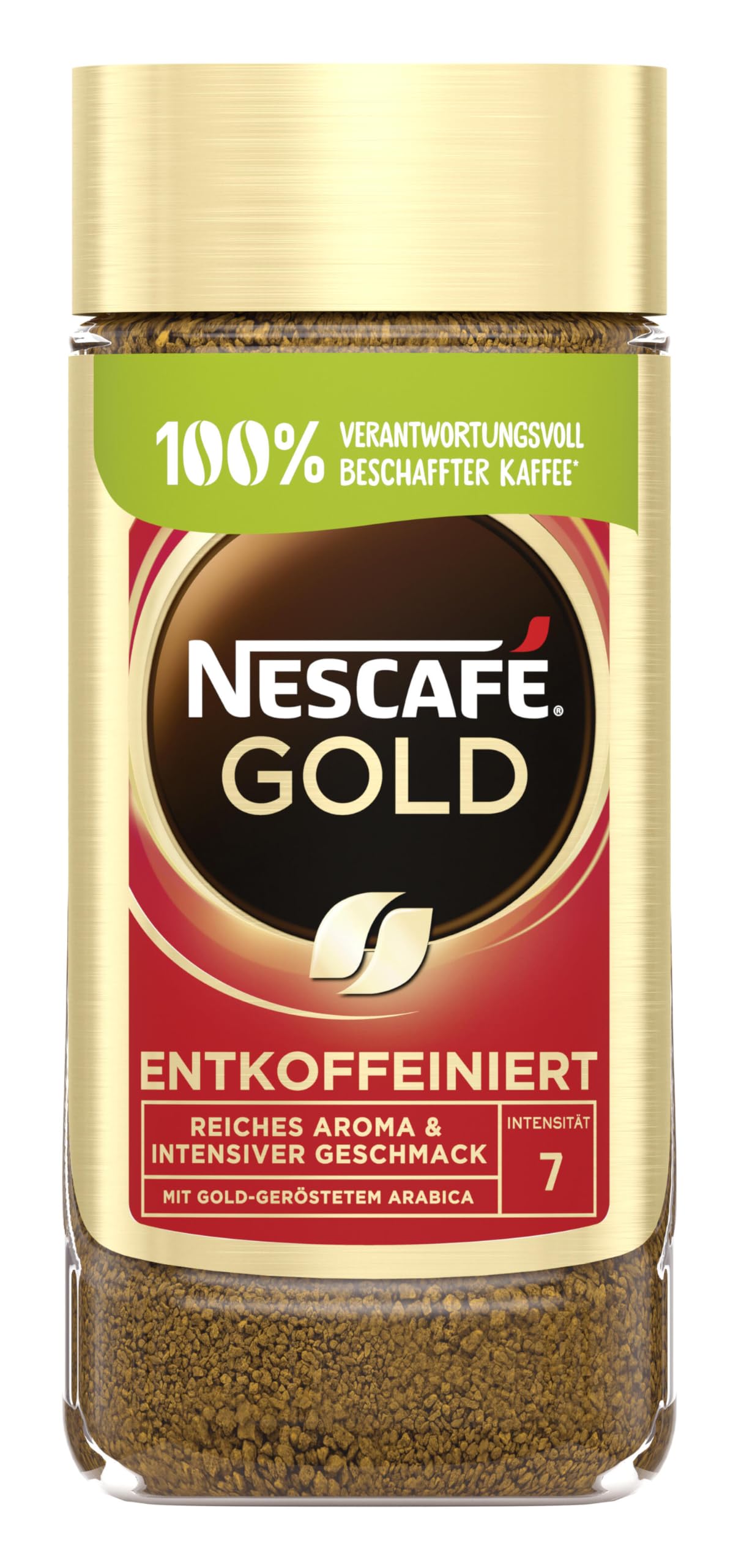 Nescafe Gold Blend Decaff Ground Coffee|Rich Aroma & Smooth Taste, 3.35 Ounces 95 Grams, Bottle