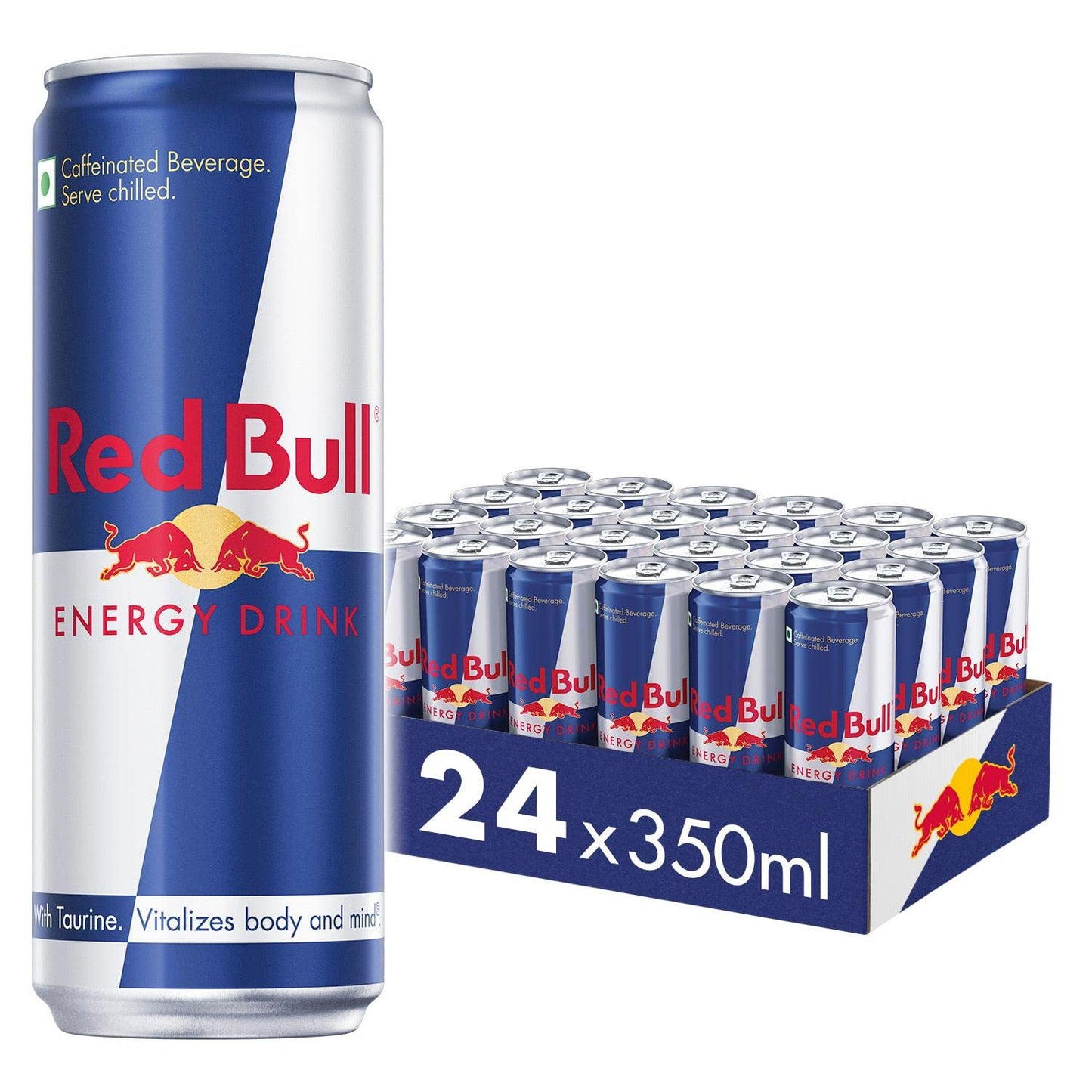 Red Bull Energy Drink, Original, 250 ml (Pack of 24)