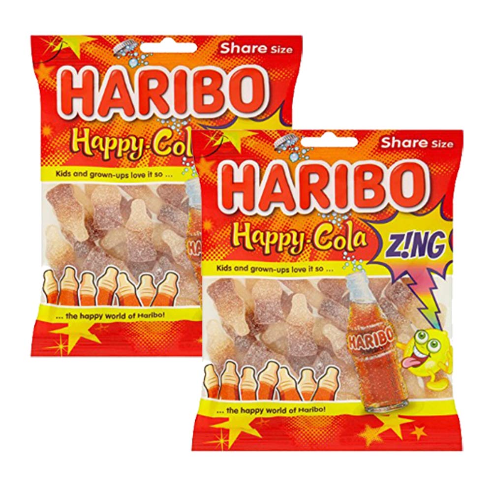 Haribo Happy - Cola Zing, 2 x 160 g