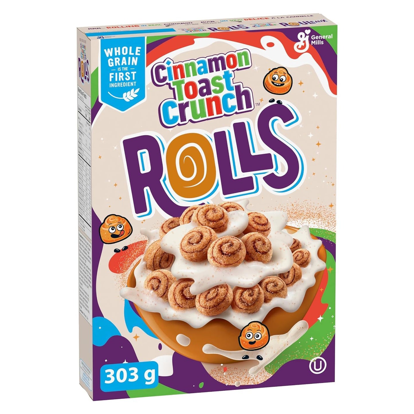 General Mills Cinnamon Toast Crunch Rolls Cereal, 303g