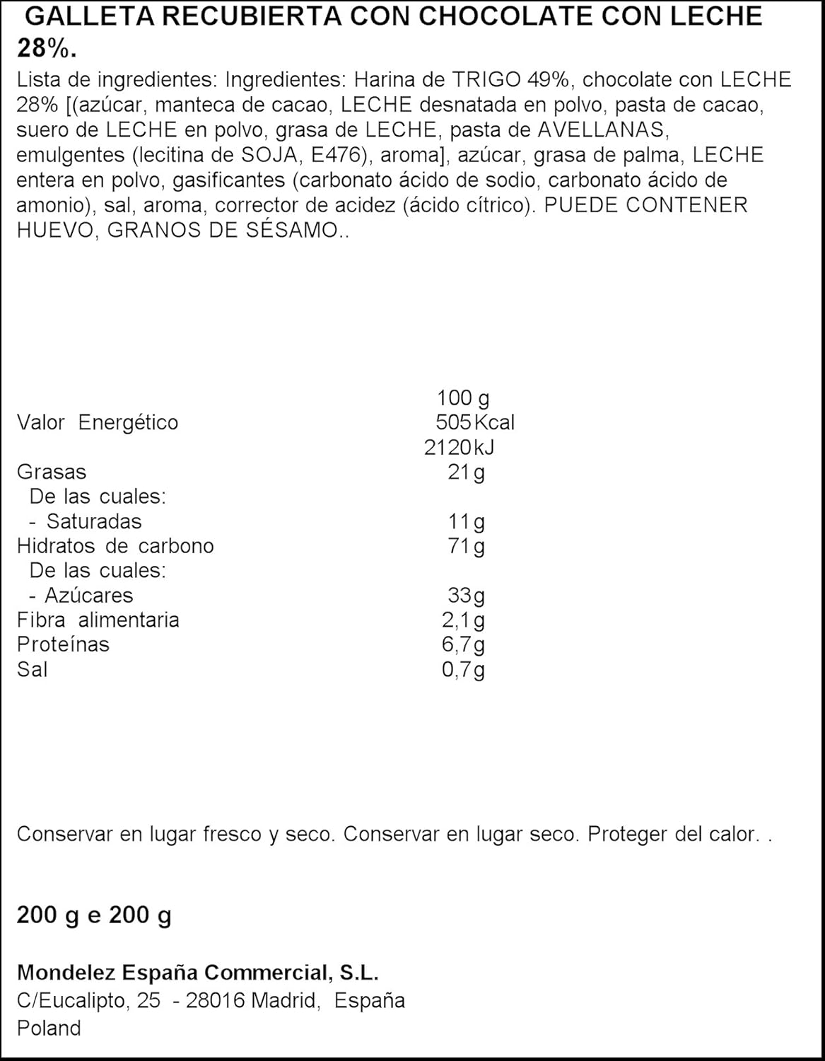 Milka Choco Moo Biscuits, 200 g