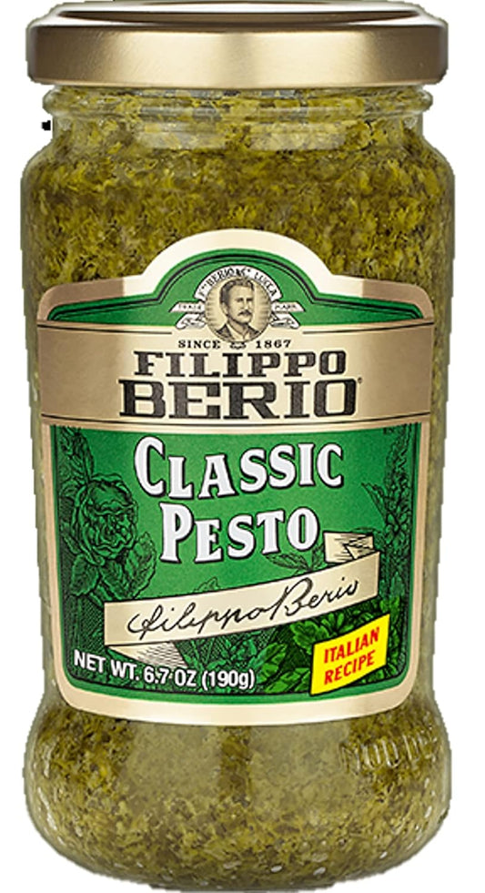 Filippo Berio Classic Pesto, 6.7 oz / 190 g,Green