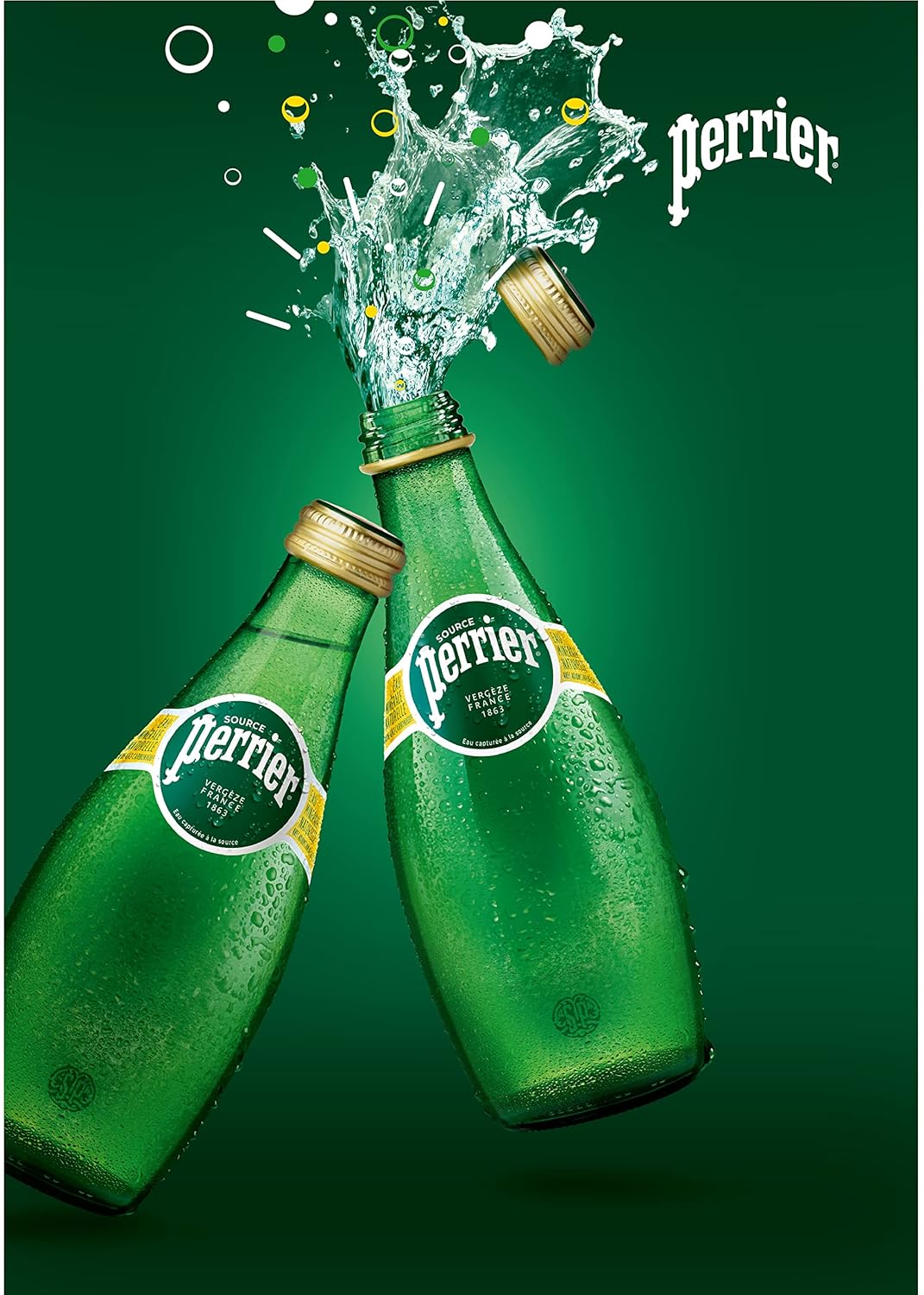 Perrier Carbonated Water (Sparkling Water) 330ml (Pack of 4)