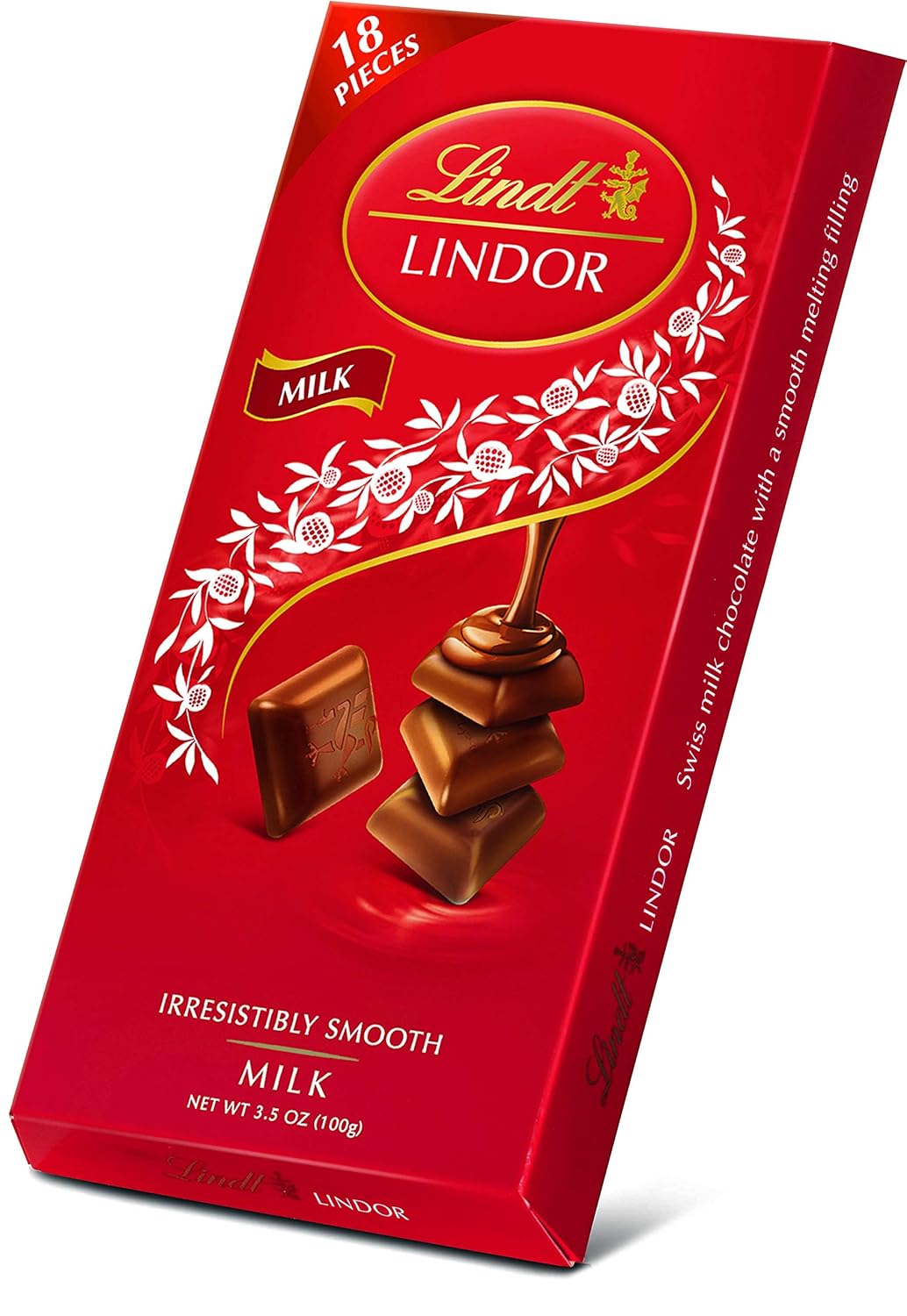 Lindt Lindor Irresistibly Smooth Milk Chocolate, 100 Grams