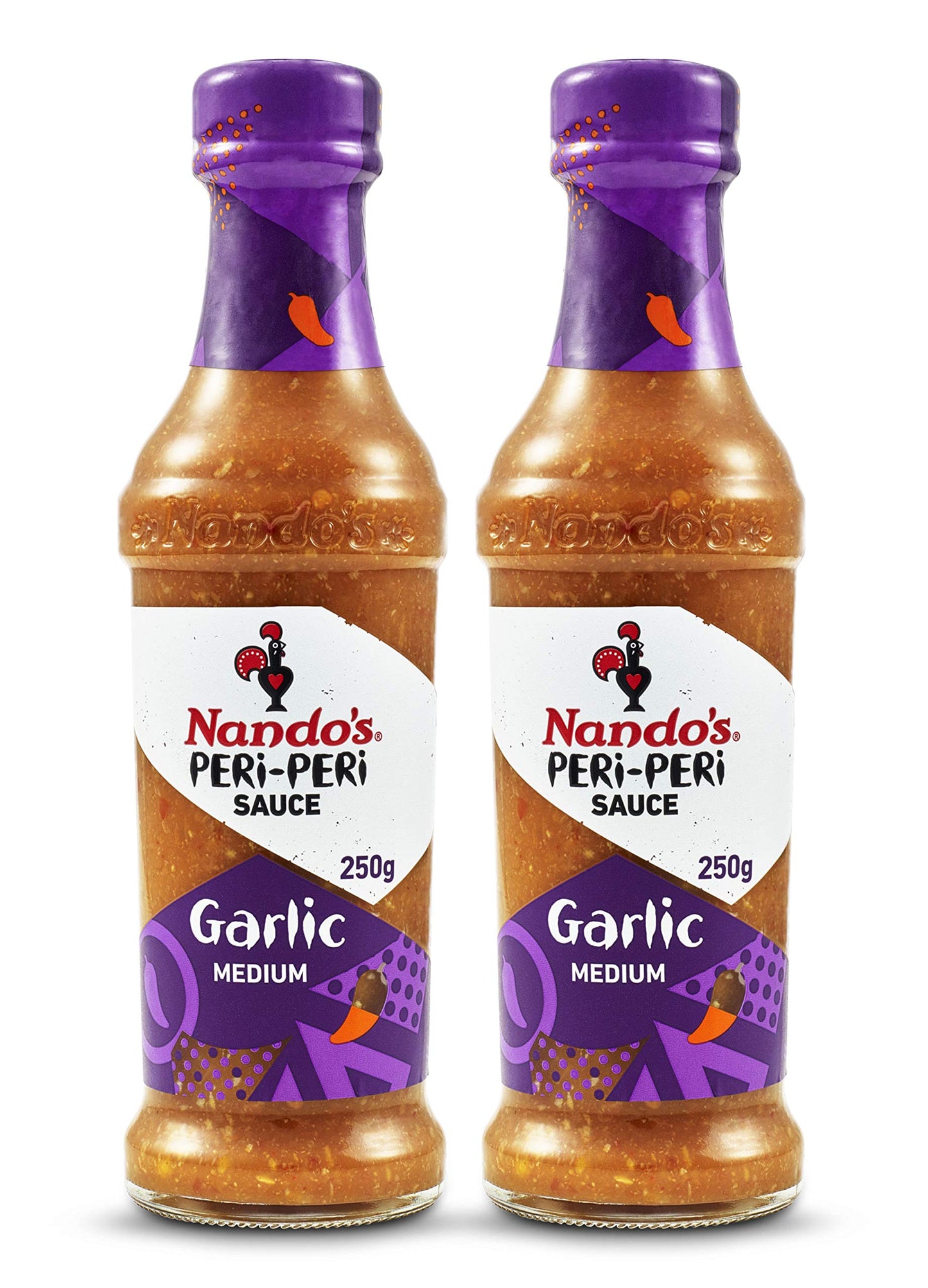 Nando's Peri Peri Chilli Sauce - Lemon and Herb, 250 gram, Pack of 2