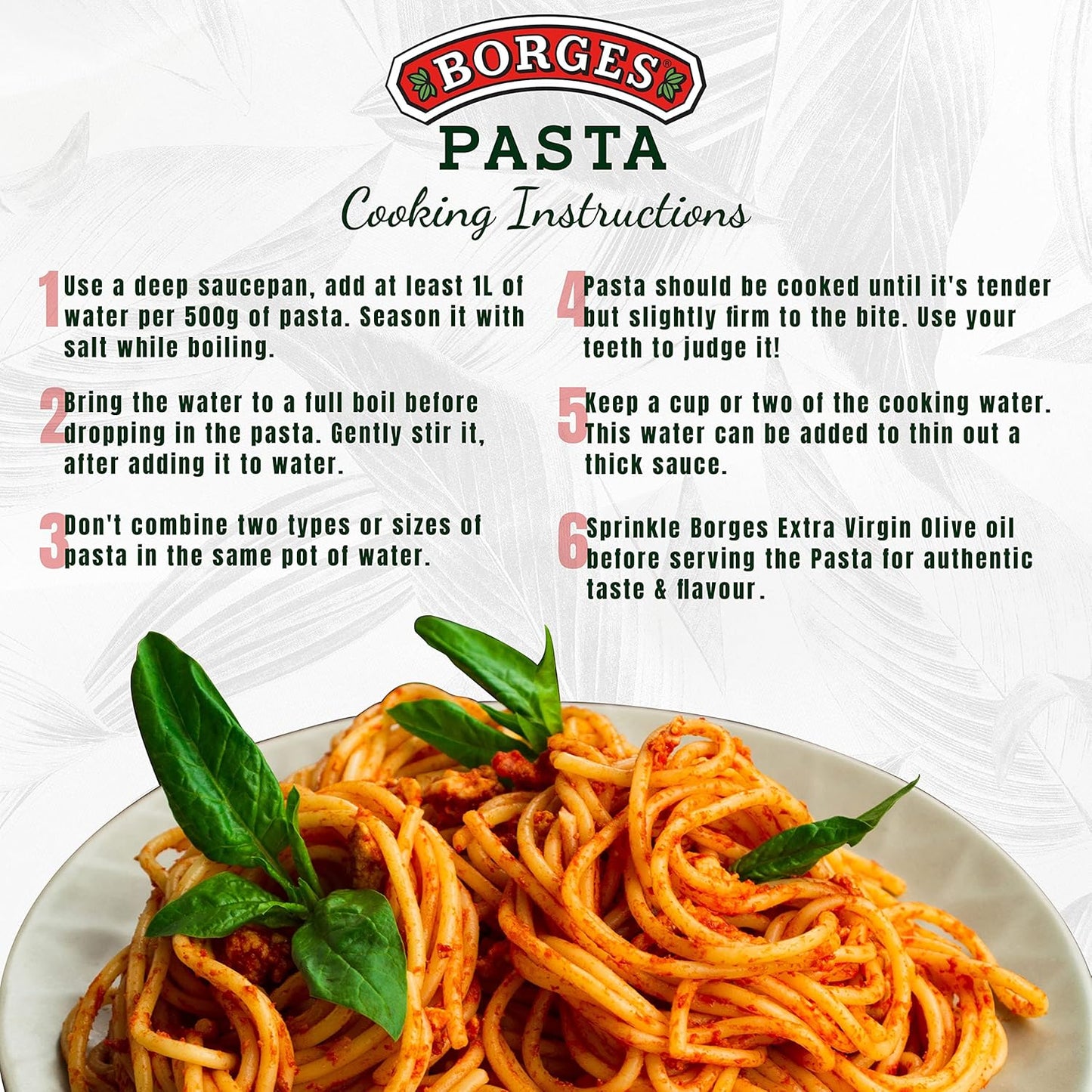 Borges Spaghetti Pasta - 500 gm| 100% Durum Wheat | Imported from Italy | High in Protein |No Preservative